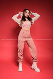 Outfit Phối Sẵn - (Quần Kaki Hồng phối Yếm Hồng)