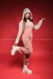 Outfit Phối Sẵn - (Quần Kaki Hồng phối Yếm Hồng)
