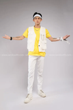 Outfit Phối Sẵn - (Quần Kaki Suông Trắng phối Gile Trắng)