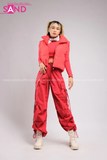 Outfit Phối Sẵn - (Quần Nắp Ngang Đỏ phối Phao Gile Đỏ)