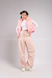 Outfit Phối Sẵn - (Quần Nắp Ngang Hồng phối Phao Gile Hồng)