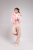 Outfit Phối Sẵn - (Quần Nắp Ngang Hồng phối Phao Gile Hồng)