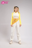Outfit Phối Sẵn - (Quần Nắp Ngang Trắng phối Sơmi Cổ Polo)