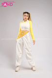 Outfit Phối Sẵn - (Quần Nắp Ngang Trắng phối Sơmi Cổ Polo)