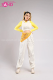 Outfit Phối Sẵn - (Quần Nắp Ngang Trắng phối Sơmi Cổ Polo)