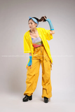 Outfit Phối Sẵn - (Quần Nắp Ngang Vàng phối Khoác Bóng Chày Vàng)
