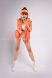 Outfit Phối Sẵn - (Quần Short Thun phối Áo Gile Cam)