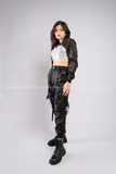 Outfit Phối Sẵn - (Quần Swat Cao Cấp phối Áo Cutout Đen Túi Hộp)