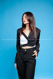 Outfit Phối Sẵn - (Quần Tây Đen phối Áo Vest Kiểu)