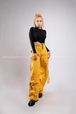 Outfit Phối Sẵn - (Quần Vàng Ống Rộng phối Áo Croptop Đen Dài Tay)