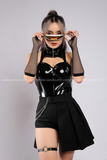 Outfit Phối Sẵn (Tà Váy phối Áo Croptop Khoét Vai)