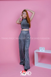 Quần Dài Ống Loe Ánh Kim