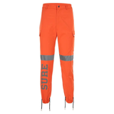 Quần Jogger Cam Phối Viền Phản Quang