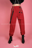 Quần Jogger Phối Túi Rời - Đỏ
