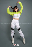 Quần Jogger Trắng Viền Phản Quang