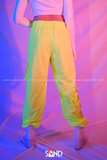 Quần jogger xanh neon phối dây dù Wild Hearts
