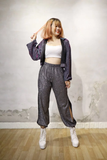Quần Jogger Xẻ Tà Ánh Kim