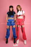 Quần Nửa Short Nửa Dài - Xanh Dương