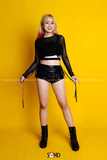 Quần Short Kim Sa Dây Hông