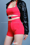 Quần Short Thun Basic Đỏ