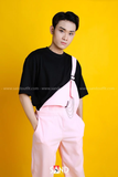 Quần Yếm Hồng Pastel