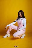 Quần Yếm Hồng Pastel