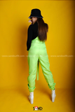 Quần Yếm Xanh Neon