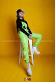 Quần Yếm Xanh Neon