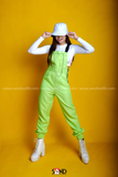 Quần Yếm Xanh Neon
