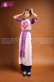 TAT0702 Áo Dài Thiết Kế Thổ Cẩm