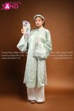 TCN0905 Ngũ Thân Xanh Hoạ Tiết Thêu