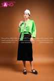 NMU0901 Trang Phục Dân Tộc Mường Nữ Xanh
