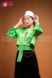 NMU0901 Trang Phục Dân Tộc Mường Nữ Xanh