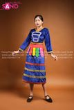 NKU0801 Trang Phục Dân Tộc Khơ Mú Nữ - Xanh Dương