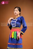 NKU0801 Trang Phục Dân Tộc Khơ Mú Nữ - Xanh Dương