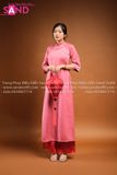 TAC0430 Áo Dài Suông - Màu Đỏ Hồng