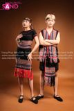 NTN0101 Trang Phục Dân Tộc Ba Na (Tây Nguyên Nữ Nhung đen)