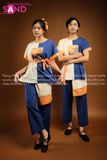TBD1203 Bà Ba Đồng Dao Màu Xanh Dương Nữ