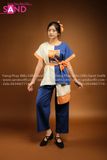 TBD1203 Bà Ba Đồng Dao Màu Xanh Dương Nữ