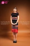 NTN0101 Trang Phục Dân Tộc Ba Na (Tây Nguyên Nữ Nhung đen)