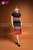 NTN0101 Trang Phục Dân Tộc Ba Na (Tây Nguyên Nữ Nhung đen)