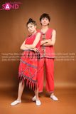 NTN0401 Trang Phục Dân Tộc Ê đê (Tây Nguyên Nam Đỏ)