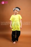 KBL0301 Bà Ba Vàng Quần Đen Trẻ Em (size cấp 1 & mầm non)