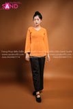TBL0601 Áo Bà Ba Nữ Truyền Thống - Màu Nâu Cam