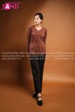 TBL1004 Áo Bà Ba Nữ Truyền Thống - Màu Nâu
