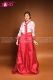 TNH0403 Trang Phục Hanbok Nữ Đỏ