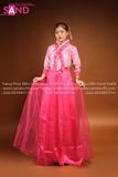 TNH0501 Trang Phục Hanbok Nữ Hồng