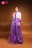 TNH0701 Trang Phục Hanbok Nữ Tím