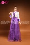 TNH0701 Trang Phục Hanbok Nữ Tím