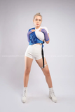 Outfit Phối Sẵn - (Quần Short Trắng phối Đai KimSa Xanh)
